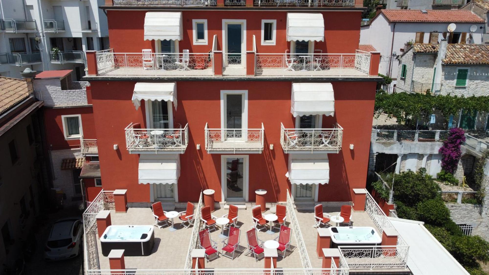 Hotel Villa Sirena Numana Bagian luar foto